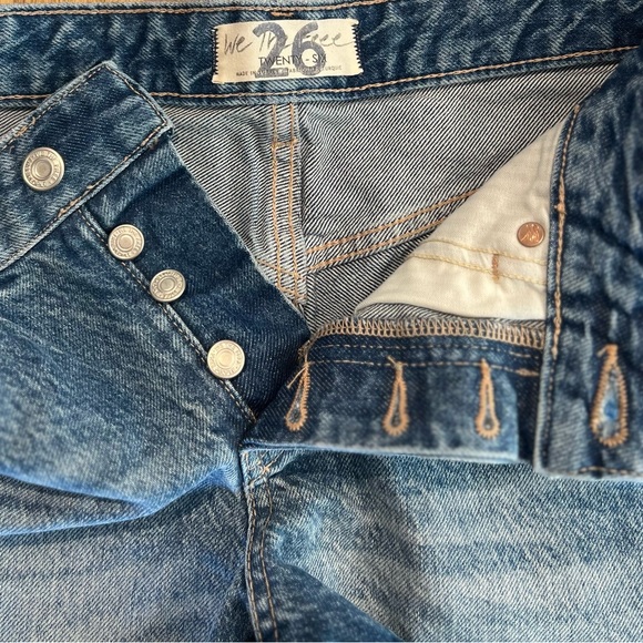 Free People High Waisted Denim Shorts - Picture 4 of 4